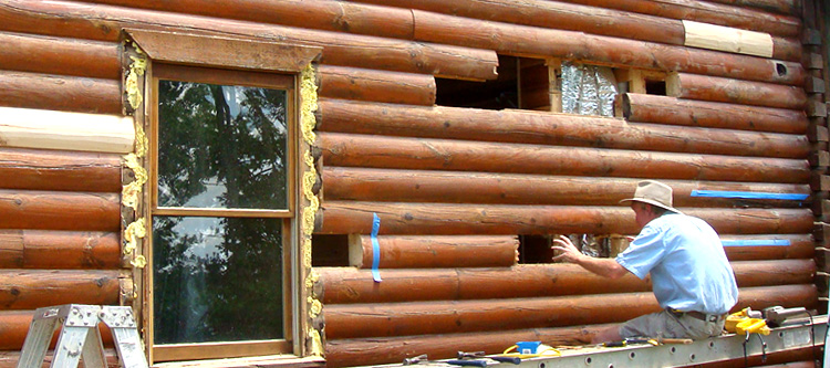 Log Home Repair Tattnall County, Georgia
