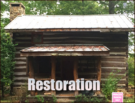 Historic Log Cabin Restoration  Tattnall County, Georgia